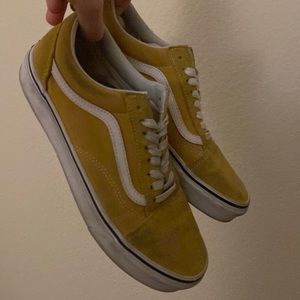 Yellow old school vans